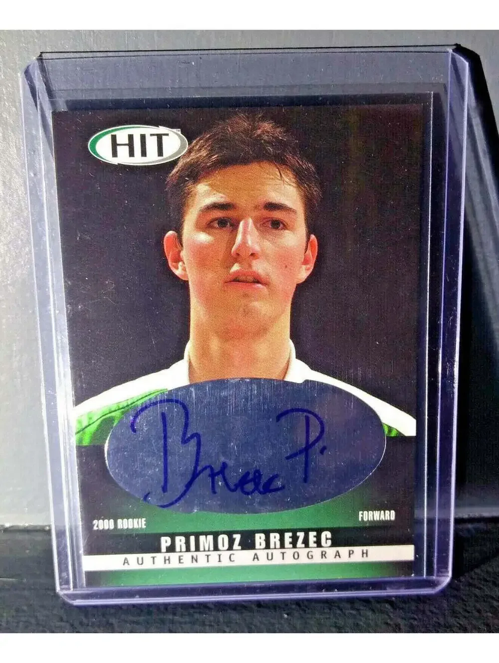 2000-01 Primoz Brezec Sage HIT Autographed #A49 Basketball Card